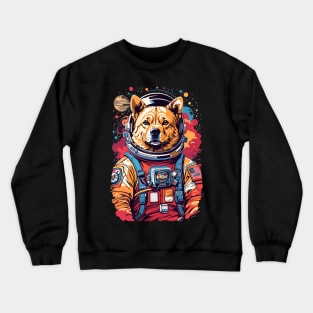 Astro Dog On a Mission to the Stars Crewneck Sweatshirt